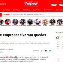 Compras de empresas tiveram quedas em 2022